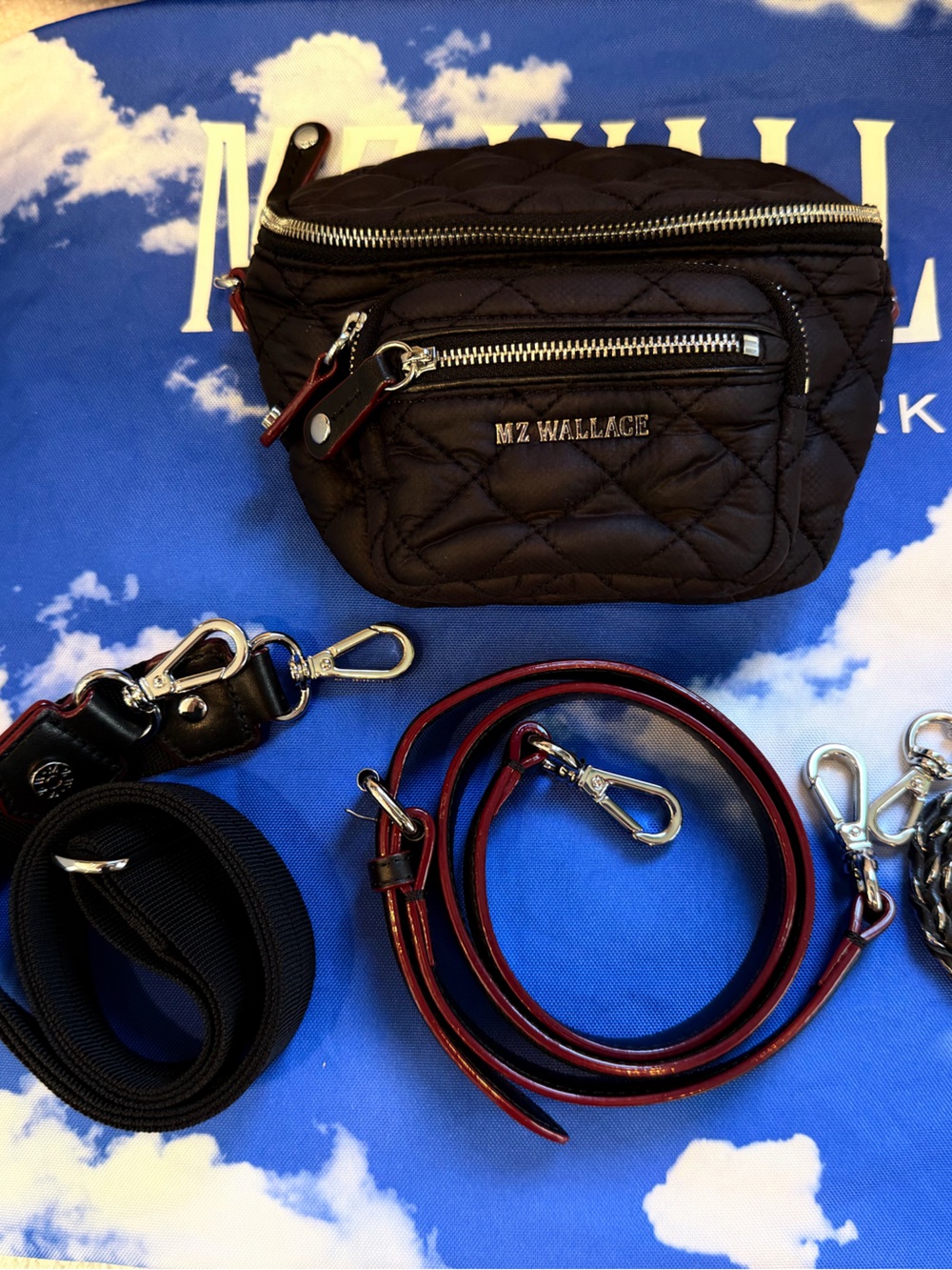 Mz Wallace Black Micro Crosby Sling